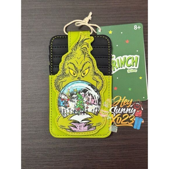 Loungefly How The Grinch Stole Christmas Snow Globe GITD Mini Backpack Set main image 7